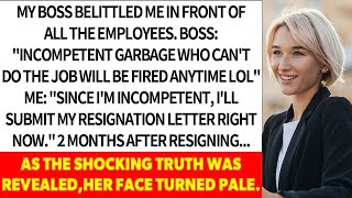 My boss belittled me in front of all the employees Boss Incompetent garbage will be fired anyt [upl. by Monjo]