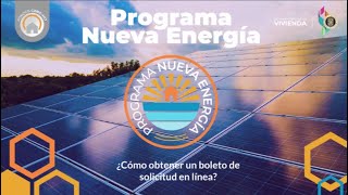 Conoce cómo puedes obtener un boleto para el Programa Nueva Energía [upl. by Weaks760]