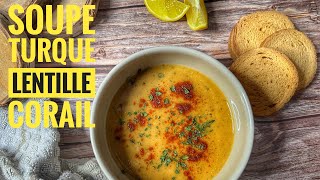 ❤️🍎MEILLEURE RECETTE DE SOUPE TURQUE LENTILLES CORAIL  RICHE EN FER [upl. by Yelsgnik597]