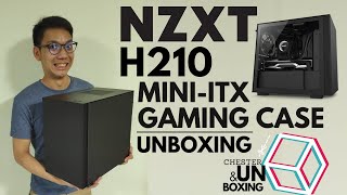 This is an mini ITX case  NZXT H210 Chassis Unboxing and First Impressions 23 [upl. by Llerad]