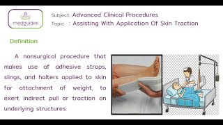 68Assisting With Application Of Skin Traction [upl. by Noskcire]