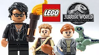 LEGO Jurassic World Bricktober 2018 Minifigures Pack review [upl. by Roath226]