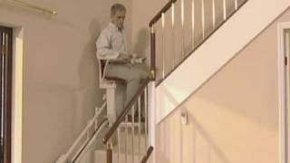 Stannah Curved Stairlift Video [upl. by Anyela]