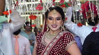 Indian wedding Brides Entry with the bridesmaids [upl. by Eisso]