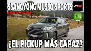 SSANGYONG MUSSO SPORT  PICKUP 4x4  DIESEL  CONTACTO  revistadelmotores [upl. by Segalman296]