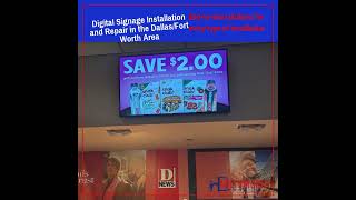 Digital Signage Installation and Repair in the DallasFort Worth Area [upl. by Frisse385]