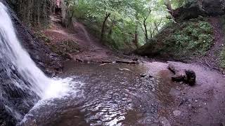 I DISCOVERED THIS WATERFALL FOR THE FIRST TIME SHELF WATERFALL HALICKI WATERFALL HALIFAX UK [upl. by Eded705]