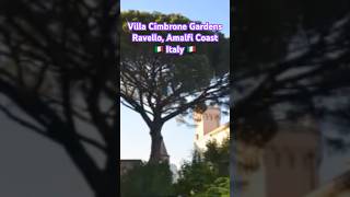 Villa Cimbrone Gardens  Ravello Amalfi Coast Italy 🇮🇹 The full video is in my “Related Video “ [upl. by Ylevol41]