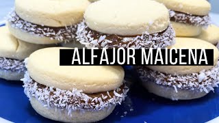 👩🏻‍🍳🤤 ALFAJORES DE MAICENA Se deshacen en la boca [upl. by Granese156]