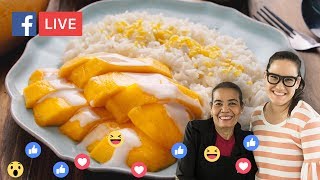 How to make THAI MANGO STICKY RICE 🥭 one of my favourite desserts Vegan [upl. by Anaher]