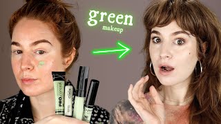 I TRIED ALL OF THE GREEN COLOR CORRECTORS AT ULTA THOROUGH REVIEW W CLOSEUP COMPARISON FOOTAGE [upl. by Notsle]