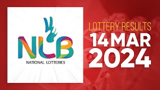 NLB Live Lottery Draw 20240314  0930 PM [upl. by Evie]