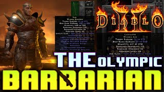 Diablo 2 Resurrected  GODLY THROW BARBARIAN Build amp Gameplay [upl. by Nylzzaj]