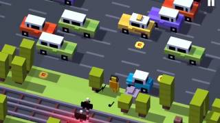 CrossyRoad Flat Eric 531 High Score 597 SO CLOSE [upl. by Ahsyla]