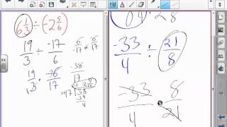 Dividing Mixed Numbers and fractions with exponents [upl. by Oeht]