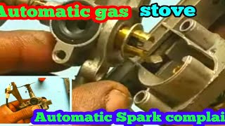 Automatic gas stove service  ignition fitting  ignition problem  gas stove service [upl. by Arayc689]