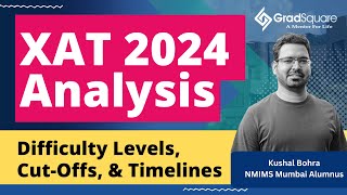 XAT 2024 Analysis  Difficulty Level Pattern Expected CutOffs for XLRI [upl. by Esirahc693]