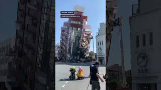 Scenes from Hualien Taiwan after magnitude 72 earthquake [upl. by Roselle649]