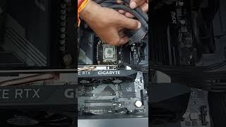 How to apply thermal paste ytshorts youtubeshorts pccooler computerhardware computercomponent [upl. by Belac]