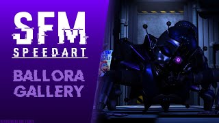 FNAFSFM Help Wanted 2 Ballora Gallery  SPEEDART [upl. by Ynnoj]