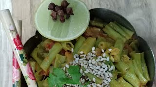 காராமணி காய் பொரியல் fresh cowpea beans poriyal [upl. by Bradman]