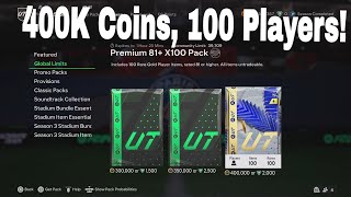 The Premium 81 x100 Pack Is Here For TOTY FC 24 Ultimate Team [upl. by Lavoie]