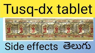 tusqdx tablet uses in telugu tusqdx tablet side effects telugu coughsyrup coughandcoldinkids [upl. by Rillings]