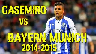 Casemiro vs Bayern Munich 20142015  Quarterfinals Champions League HD [upl. by Oalsecnew]