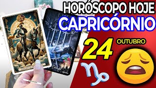 😖ALGO VAI ACONTECER❗ESTEJA PREPARADO😡 Capricórnio ♑ 24 Outubro 2024 Horoscopo do dia de hoje ♑ Tarot [upl. by Glenda910]