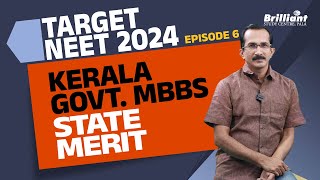 TARGET NEET 2024  Kerala Gov MBBS  State Merit [upl. by Gaddi]