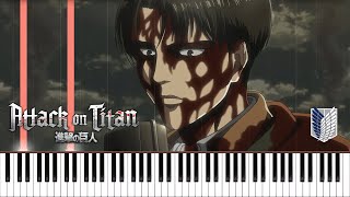 Levis Choice ThanksATTKT  Attack on Titan Season 3 Part 2 EP 6 OST Piano Cover [upl. by Lotty]