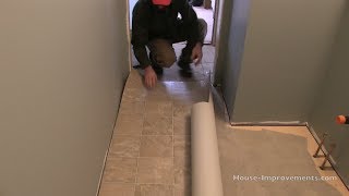 How To Install Vinyl Flooring [upl. by Siramed81]