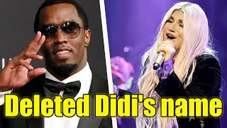 Kesha removes Diddy’s name from ‘Tik Tok’ lyrics onstage after Cassie lawsuit [upl. by Nifled]