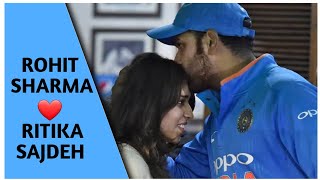 Rohit Sharma and Ritika Sajdeh  Lovely Couple [upl. by Hurwitz]