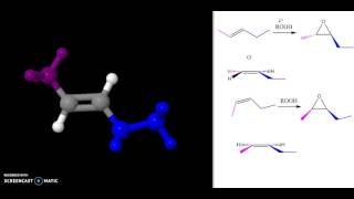 epoxidation of an alkene [upl. by Kcaz]