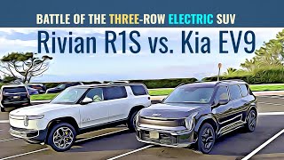 Rivian R1S vs Kia EV9 Owners Comparison of these 3row Electric SUVs Quick Take [upl. by Esorylime850]