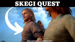 Skegis Beard Mystery AC Valhalla Lincolnscire Event Quest Stikla Skegi Bandits Assassins Creed [upl. by Elylrac]