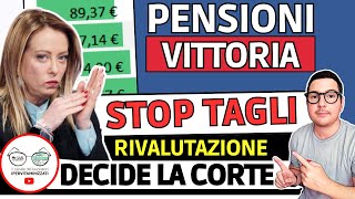 ULTIM’ORA PENSIONI ➡ STOP TAGLIO RIVALUTAZIONE INPS e OBIETTIVO AUMENTO PIENO IN 4 MESI  OTTOBRE [upl. by Anoed]