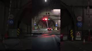 Entering Kingsway Tunnel from Liverpool UK [upl. by Essirehs]