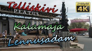 Telliskivi Kalamaja and Lennusadam in Tallinn  Estonia 4K Travel Channel [upl. by Ajit]