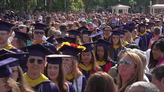 2019 Undergraduate Commencement Ceremony  Longwood University [upl. by Atiuqad]