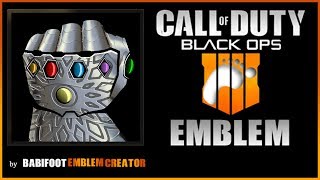 BO4 Emblem Tutorial  Infinity Gauntlet Special Troll Variant at the end [upl. by Raleigh]