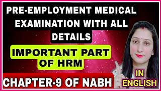 Preemployment medical screening॥Test required in NABH hosp॥Hospital Preemployment test॥IN ENGLISH [upl. by Neras529]