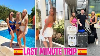 WE TOOK A LAST MINUTE TRIP TO SPAIN VLOG [upl. by Odille]