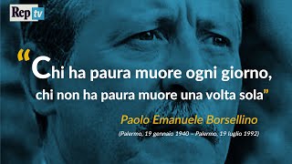 Paolo Borsellino storia di un giudice  La videoscheda [upl. by Dupuis]