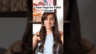 FaceYoga for Fullercheeks Plump cheeks naturally with faceyogabyvibhutiarora houseofbeautyindia [upl. by Hoseia]