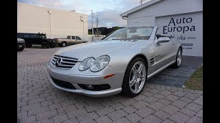 The 2005 MercedesBenz SL55 AMG Roadster is an elegant sledgehammer and terrific bargain SOLD [upl. by Rolanda]