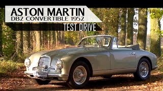 ASTON MARTIN DB2  DB2 DB 2 1952  Cabriolet  Test drive in top gear  Engine sound  SCC TV [upl. by Reyaht]