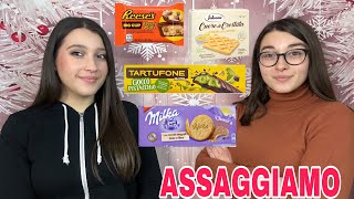 ASSAGGIAMO LE NOVITÀ AL SUPERMERCATO  TARTUFONE AL PISTACCHIO MILKA REESE’S 🍫🍋  food  GA [upl. by Zolnay23]