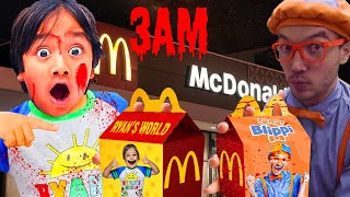 Do Not Order EVIL BLIPPI HAPPY MEAL From MCDONALDS At 3AM  Tag with Ryan New Update [upl. by Krause825]